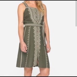 JOHNNY WAS Embroidered Tank Dress